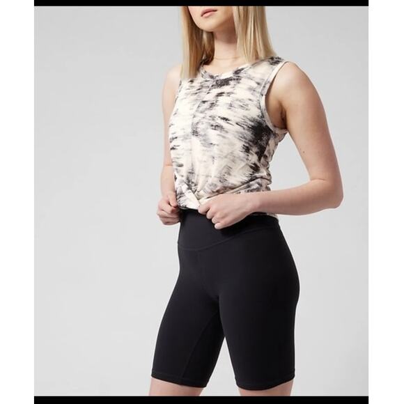 Athleta Inversion Athletic Twist Tank Top - Black & White - Size 3X - Picture 1 of 12